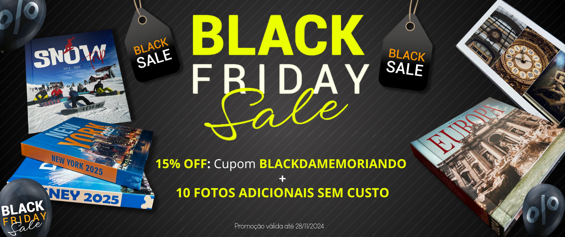 Banner Black Memoriando Desktop